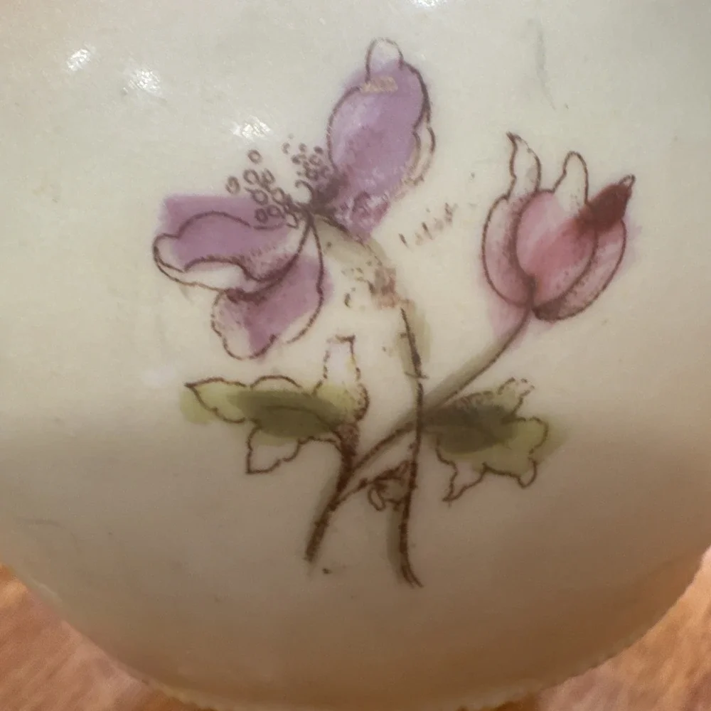 Antique Porcelain Lidded Urn Vase 7